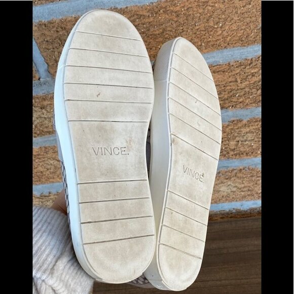 Vince Preston Snake Embossed Slip-On Sneakers 7.5 - Picture 9 of 10